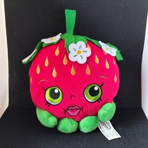 3/$25💙Shopkins Strawberry Kiss Plush Stuffed Toy Stuffy Moose Brand